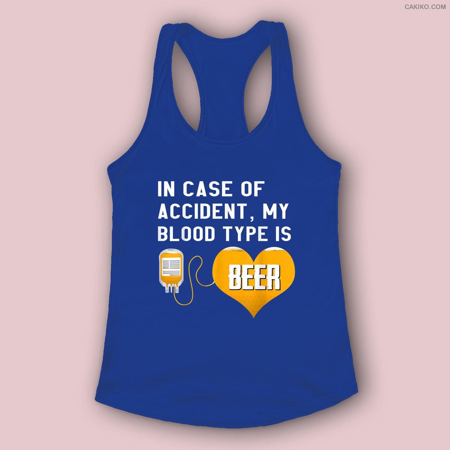 In Case Of Accident My Blood Type Is Beer Women, Men Tank Top