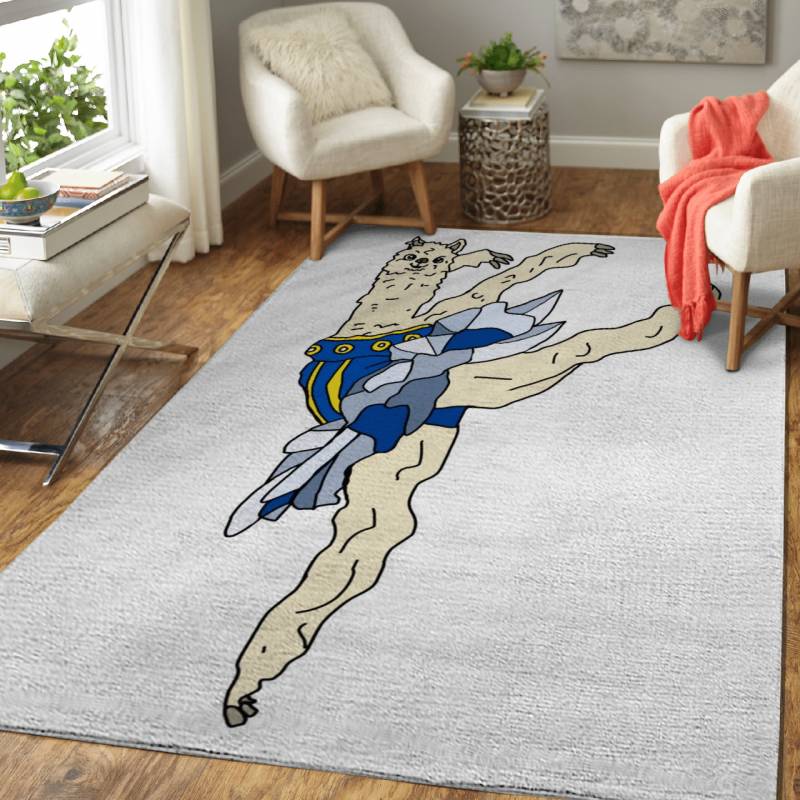 Alpaca Llama Dancer  – Animals Area Rug Carpet