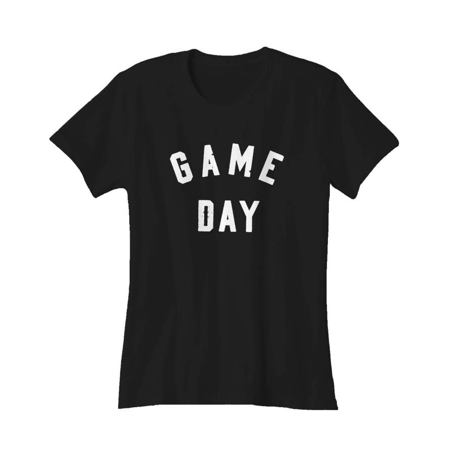 Game Day Football Graphic Vayne Lifestyle Tailgate Retro Vintage Women’s T-Shirt