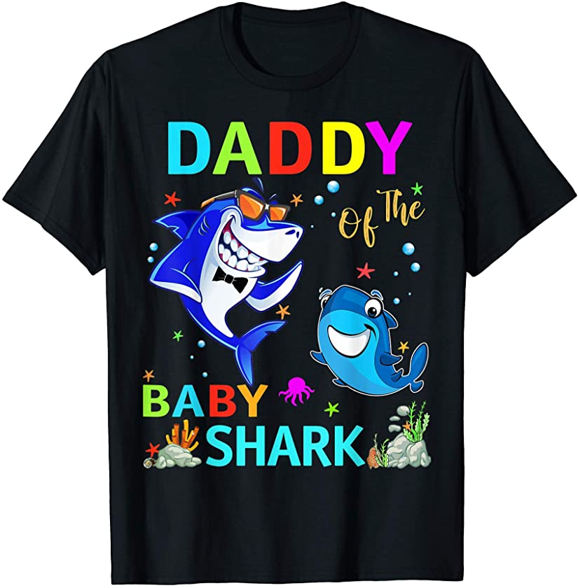 Daddy Of The Baby Shark Family Matching father’s day T-Shirt