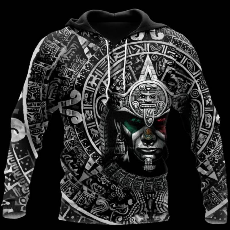 Aztec Warrior Mexican 3D All Over hoodie, shirt – Saleoff 19032023