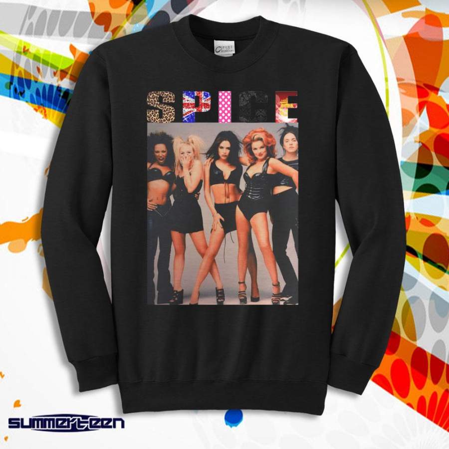 Spice Girls Spiceworld Geri, Victoria, Emma, Mel B, Mel C Men’S Sweatshirt