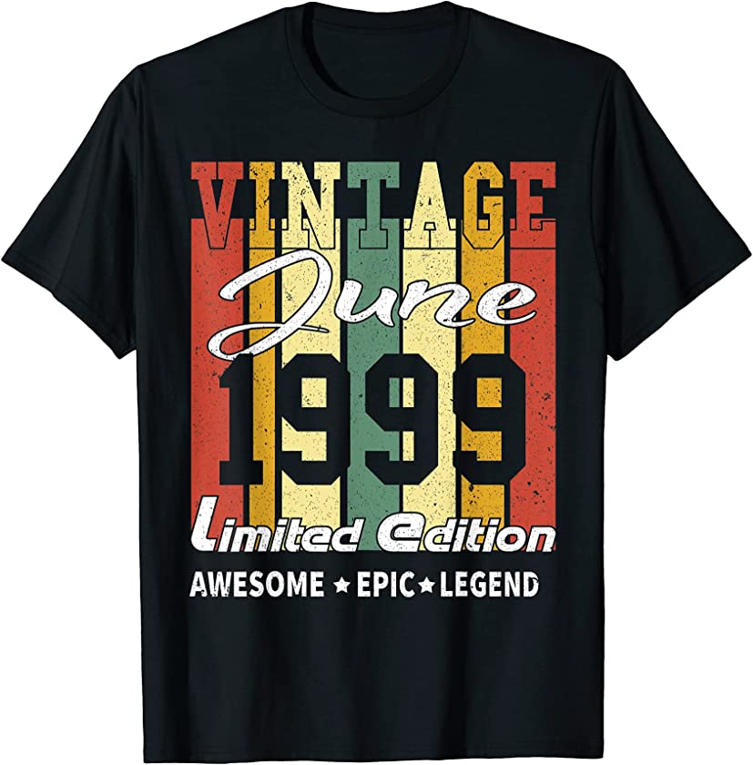 Vintage Limited Edition Birthday Decoration June 1999 T-Shirt