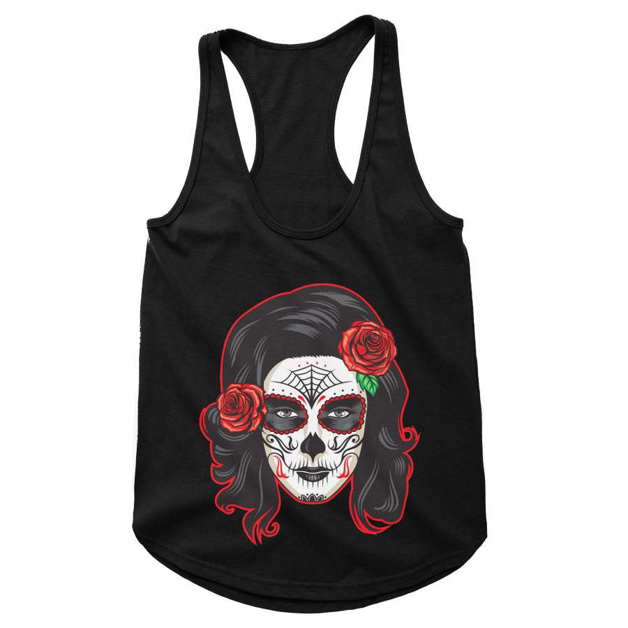 Candy Skull Halloween Tank (Woman)