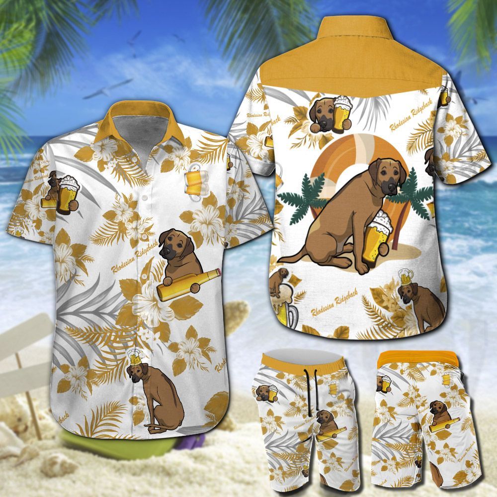 Rhodesian Ridgeback Beer Hawaii Shirt 202 Ha59868