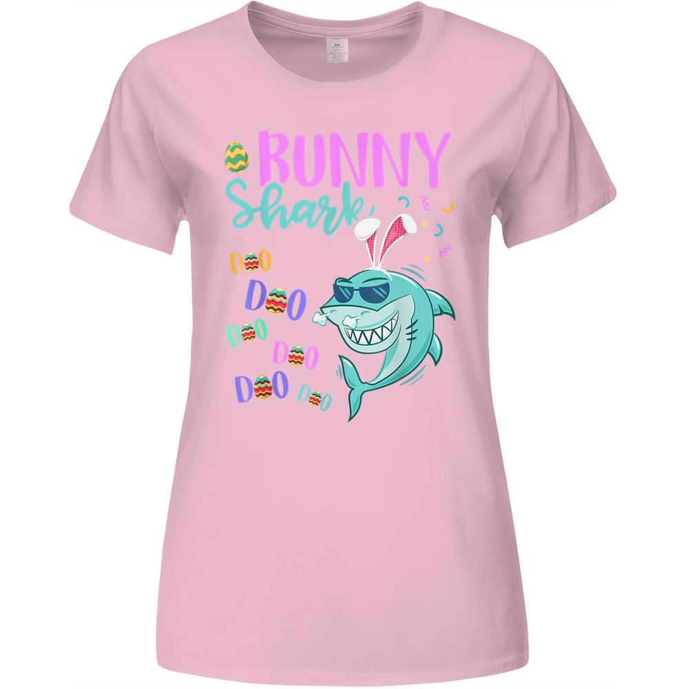 Bunny Shark Shirt Easter Shark Shirts Gifts Premium Womens Tshirts