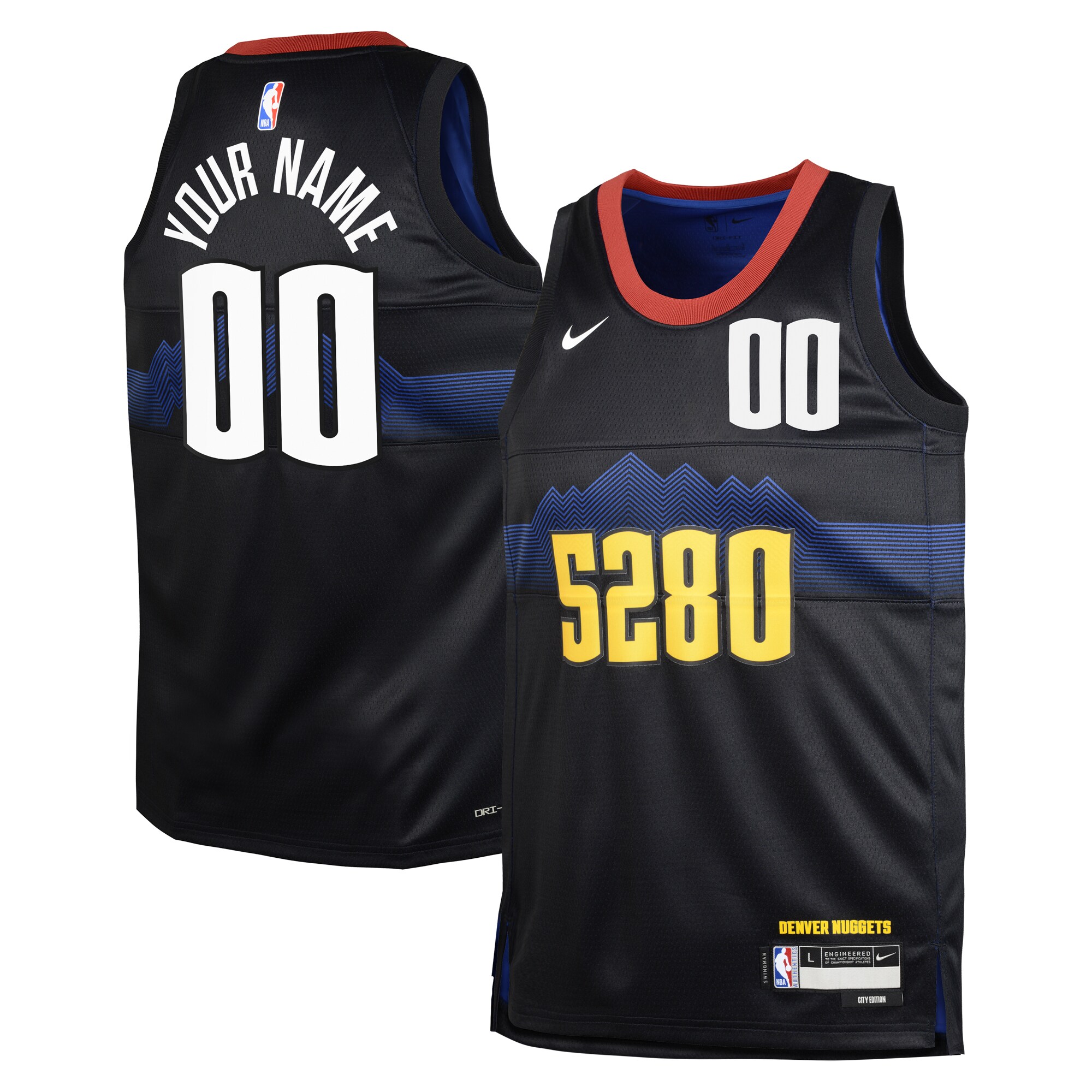 Denver Nuggets City Edition Swingman Jersey 23 – Custom – Youth