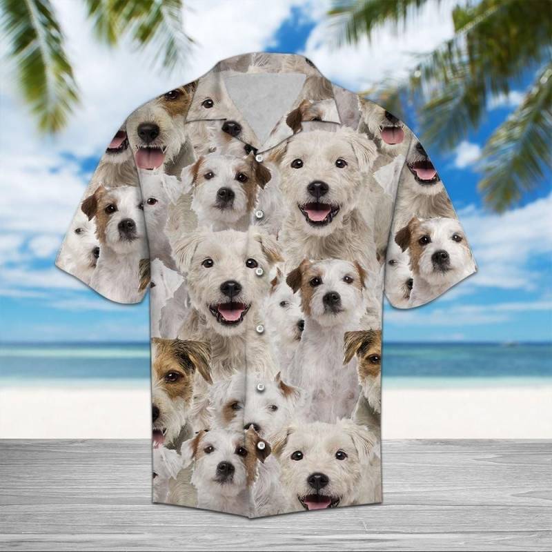 Artsyhomes Parson Russell Terrier Awesome Hawaiian Ha90221