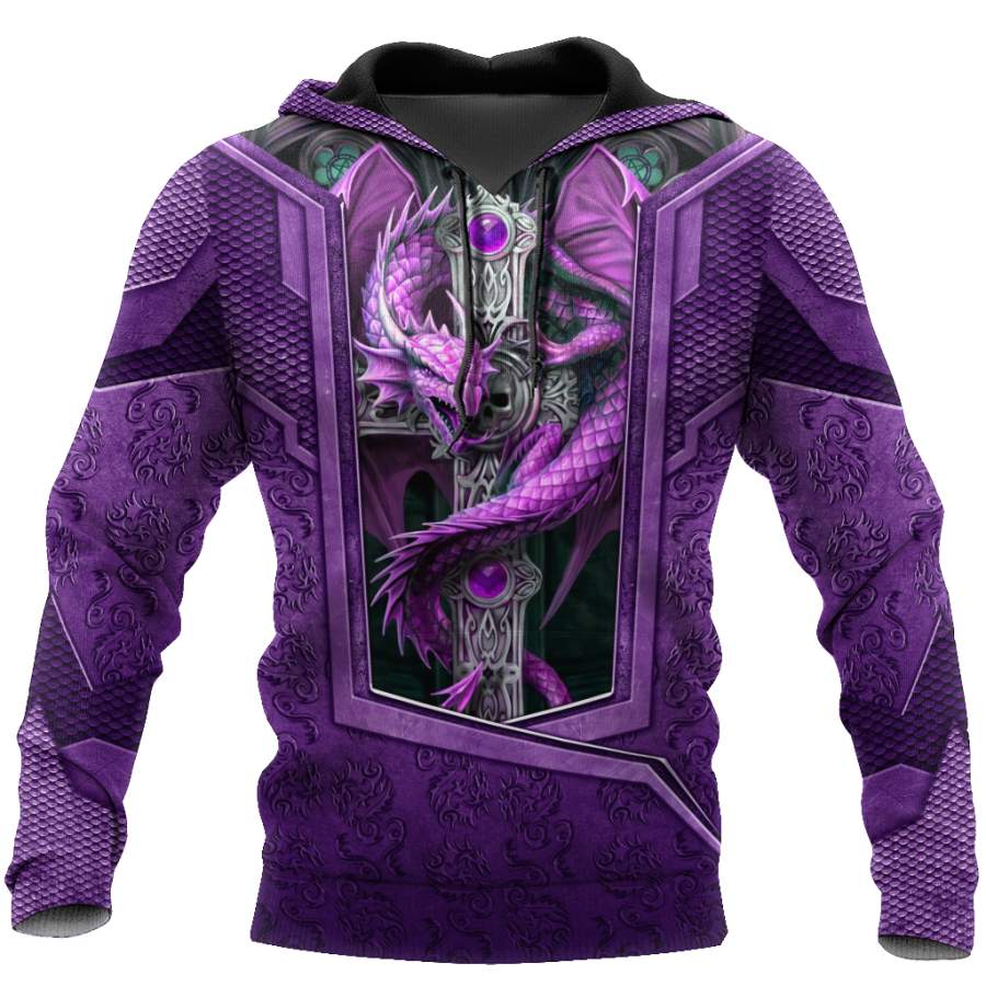 3D Tattoo and Dungeon Dragon Hoodie HAC27123