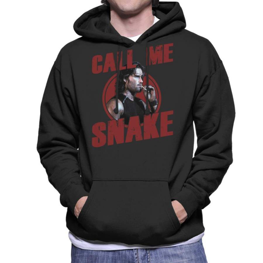 Escape From New York Call Me Snake Eyepatch Men’s Hooded Sweatshirt