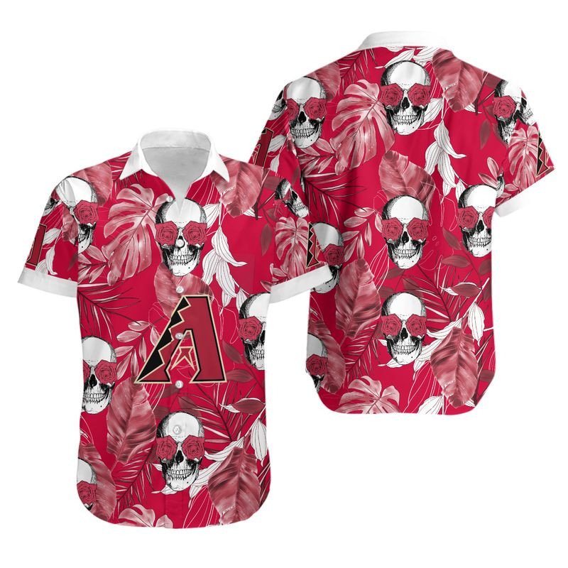 Topsportee Arizona Diamondbacks Coconut Leaves Limited Edition Hawaiian Shirt And Shorts Summer Collection Size S-5Xl Nla006433