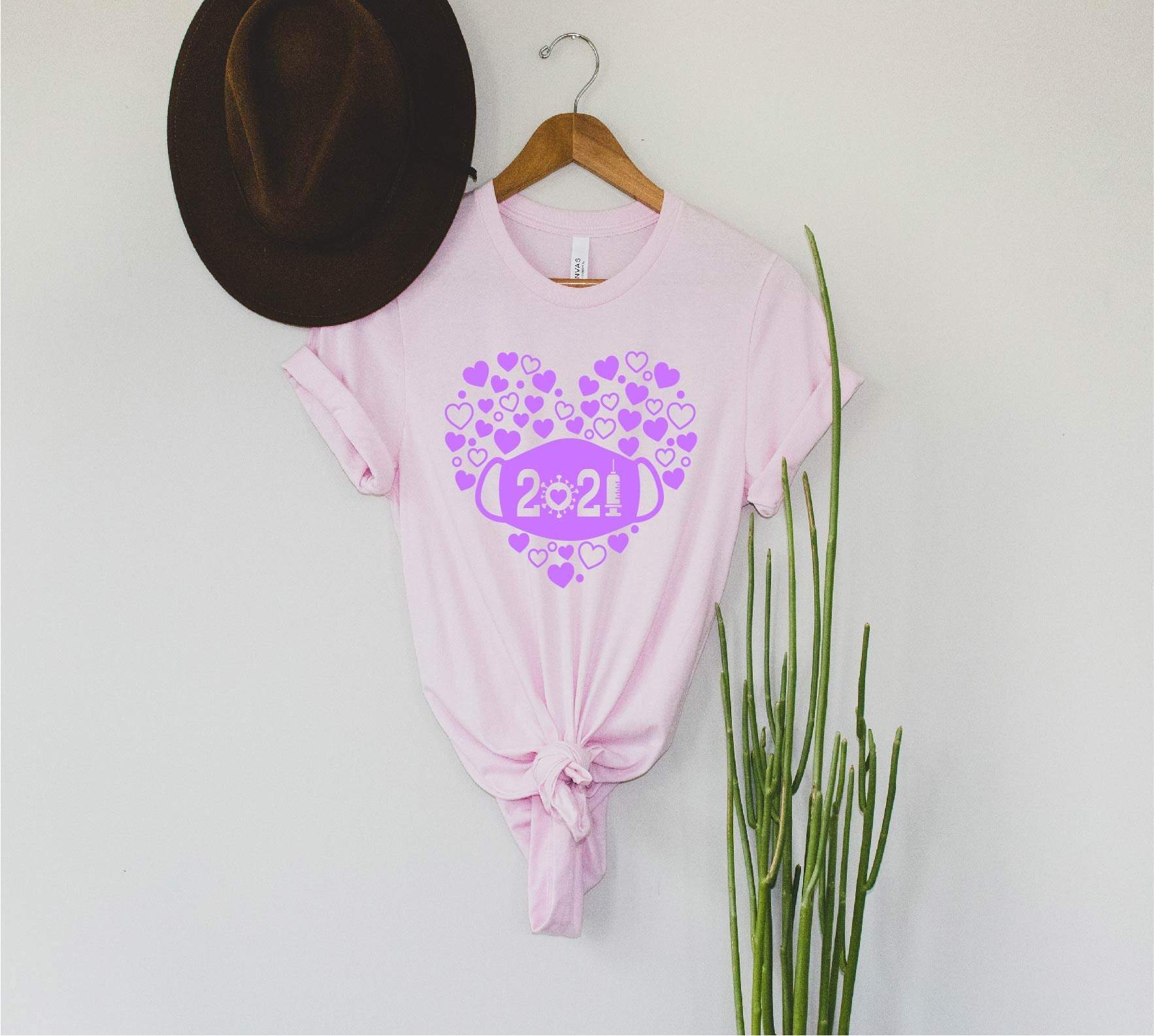 Valentine'S Day Covid Tshirt, Anti Valentines Day Tee,Heart Shape,Valentines Day Tee,Valentines Day Gift,Covid-19 Valentine Tee,Gift Tshirt