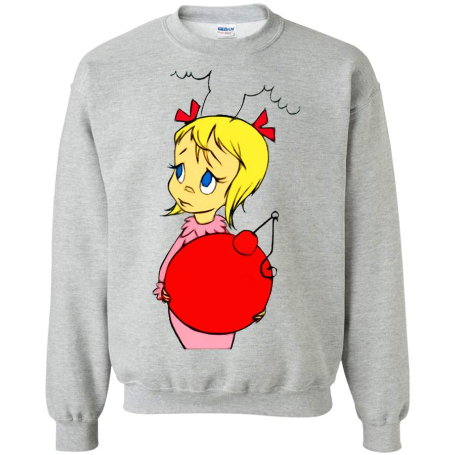 AGR Cindy Lou Who Crewneck Pullover Sweatshirt