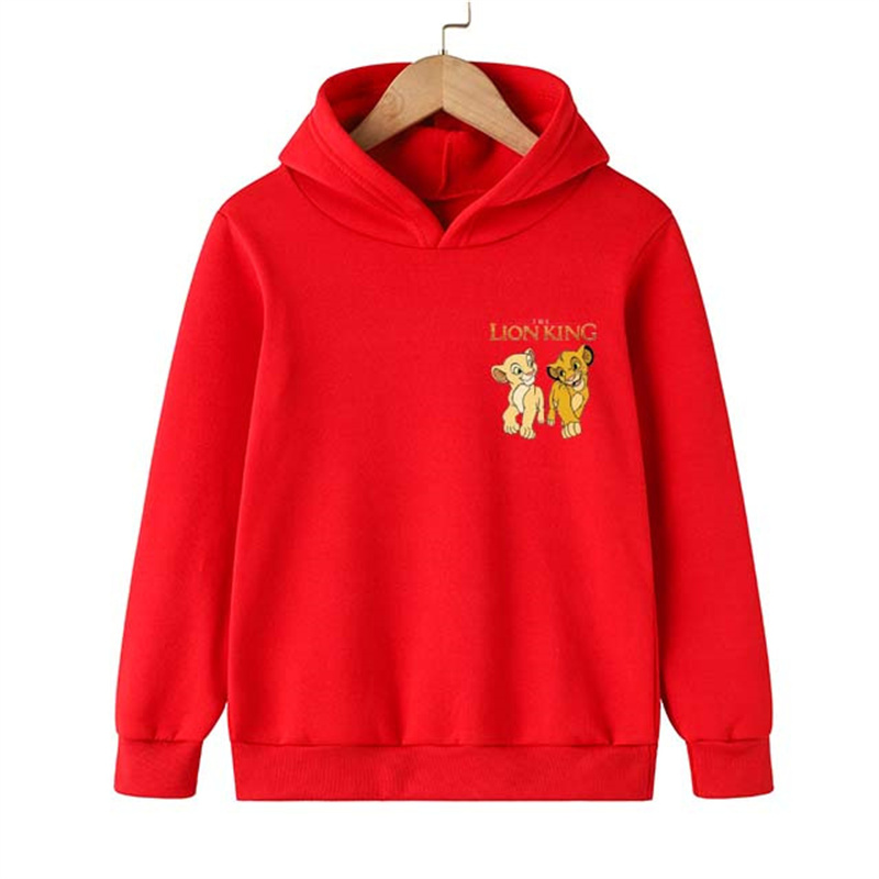 Children’s Lion King Simba Cartoon Hoodies Children Boys Girls Kids Hoodies Child Baby Lion King Hoodies Tops Clothing Hoodie alx