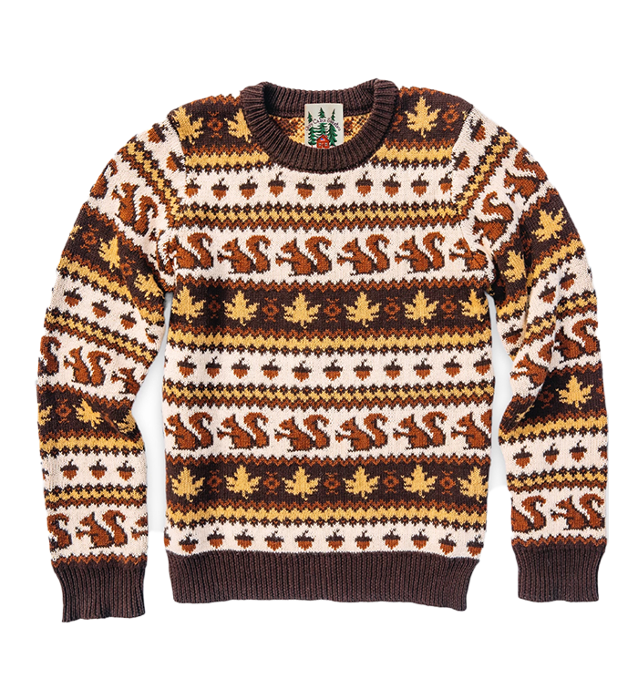 Woodland Squirrel Kids Sweater