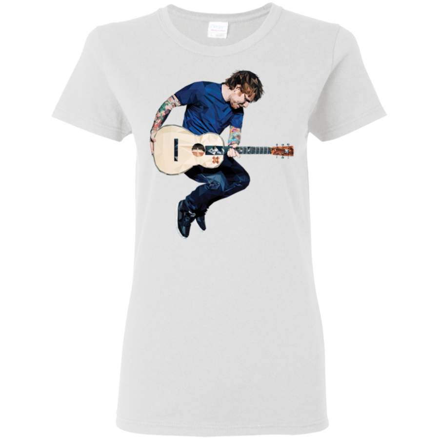 AGR Ed Sheeran Jump Womens T-Shirt