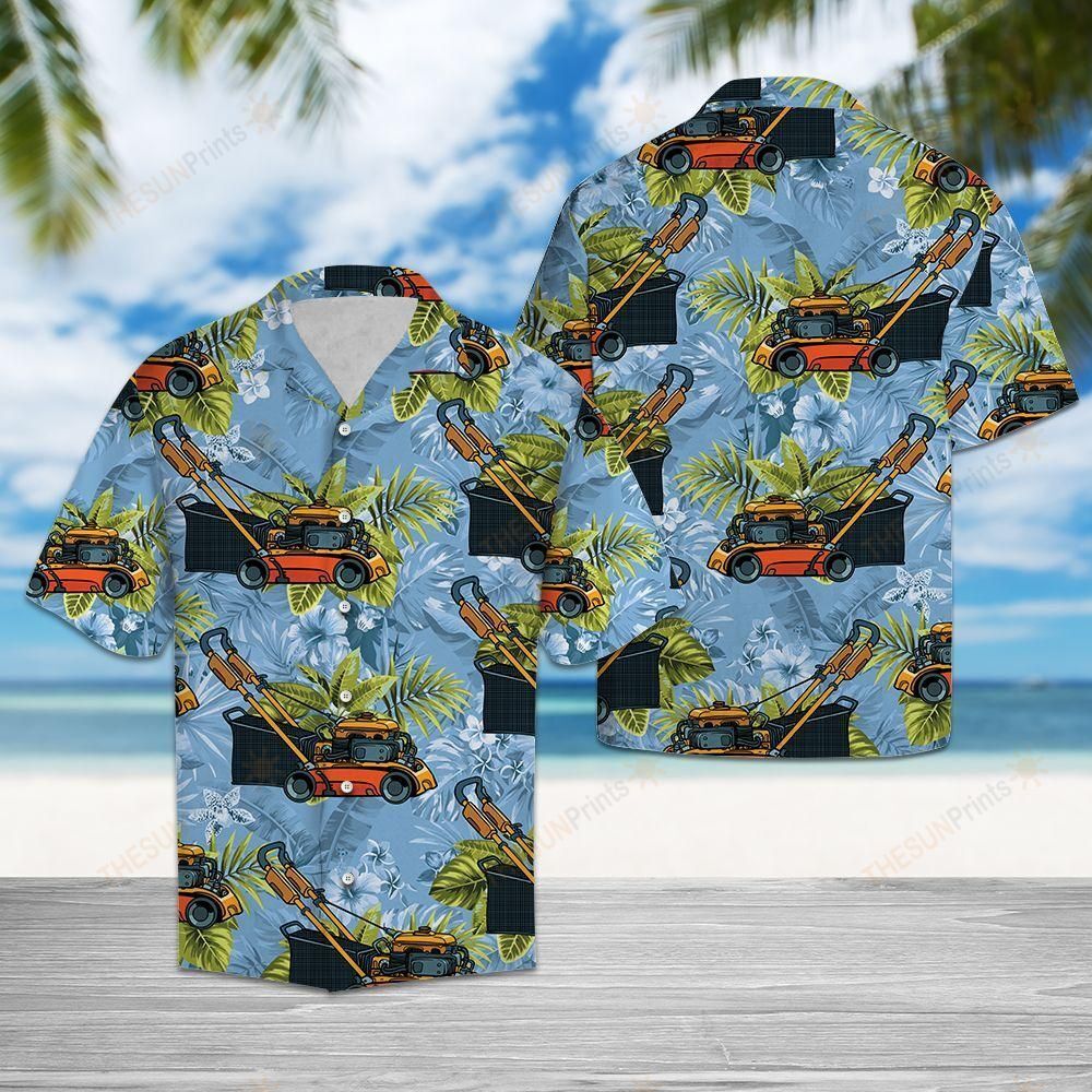 Lawn Mower Tropical Hawaiian Shirt Ha62467