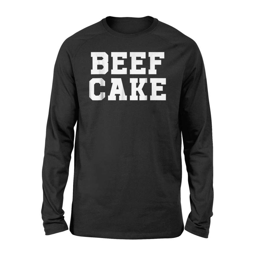 Beefcake Funny Gym Workout Long Sleeve T-Shirt