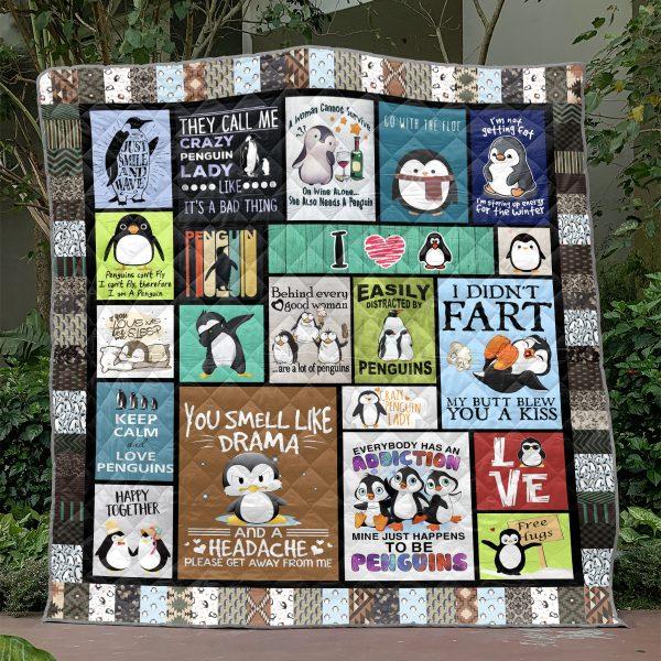 Crazy Penguin Ladies Quilt Blanket Tm99 – Quilt