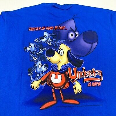 Vintage Undersog T-shirt Tv Show Cartoon  Nos 5359