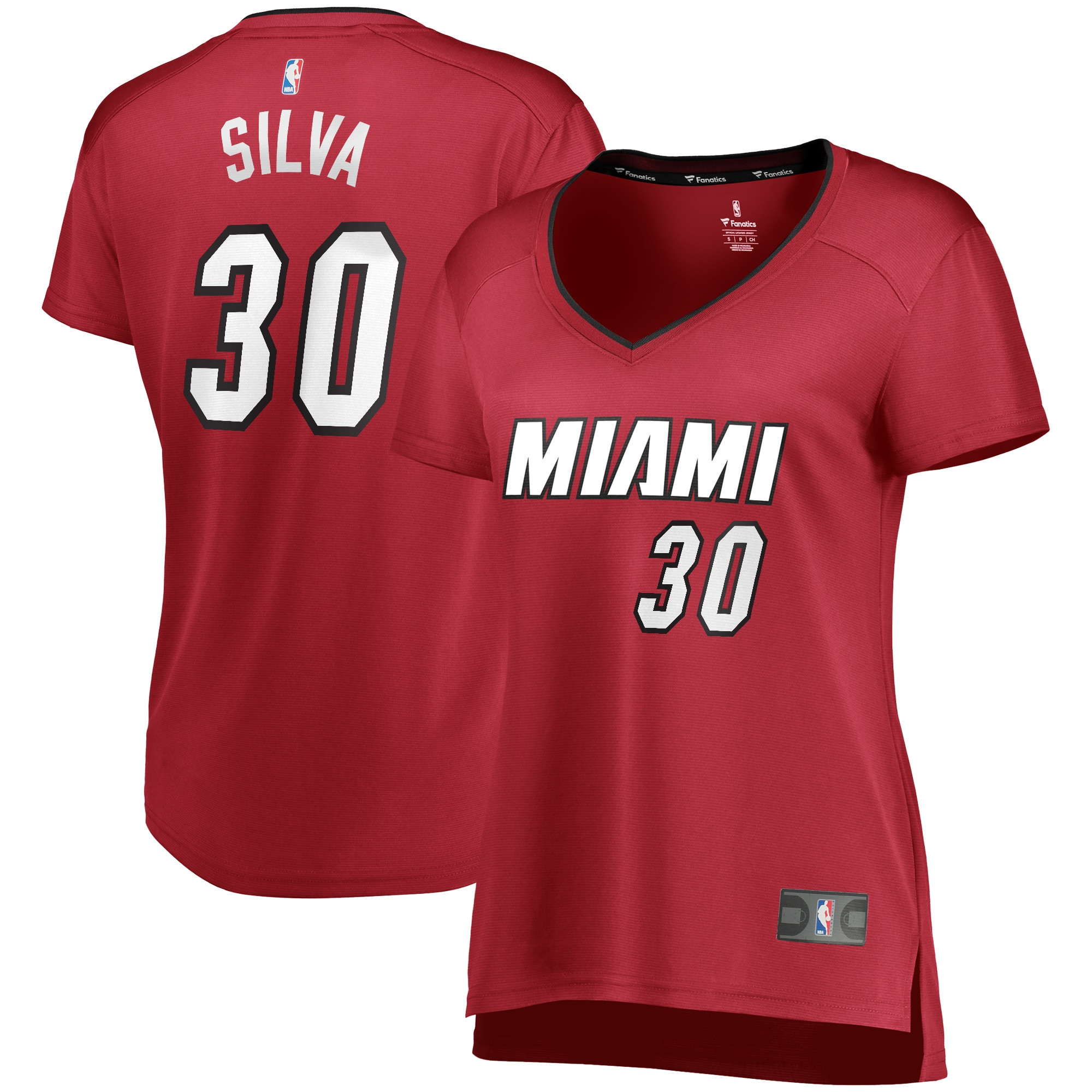 Chris Silva Miami Heat Fanatics Branded Womens Fast Break Replica Jersey Red – Statement Edition NBA