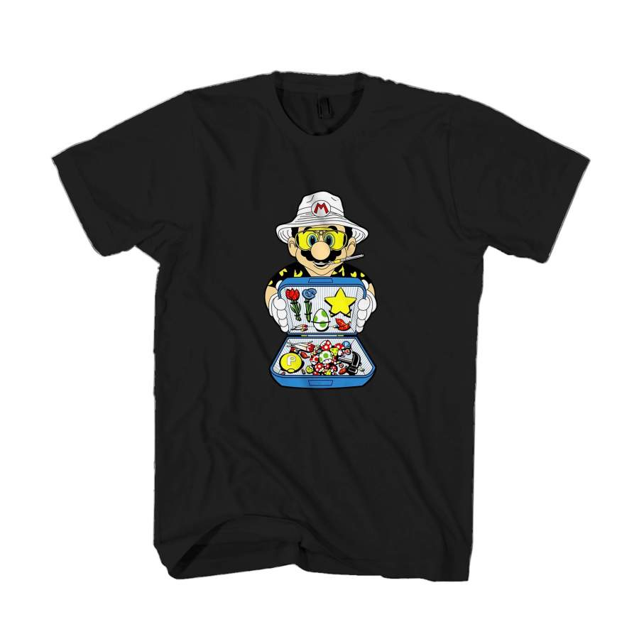 Super Mario Bros Fear And Loathing In Las Vegas Movie Italian Dad Of Birthday Girl Man’s T-Shirt