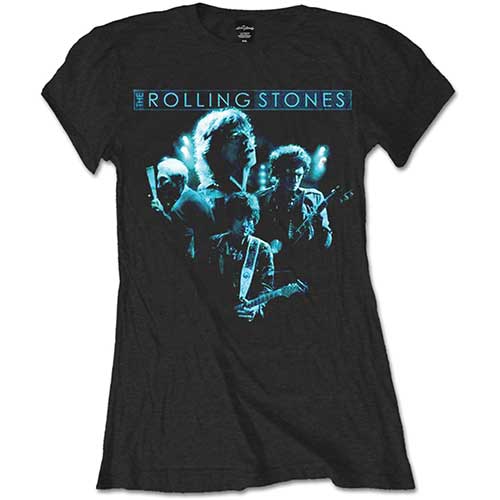 The Rolling Stones Ladies Tee Band Glow