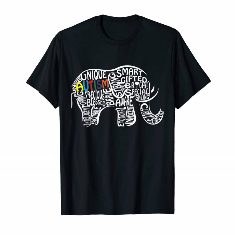 Autism Awareness Elephant Pullover Hoodie T-Shirt