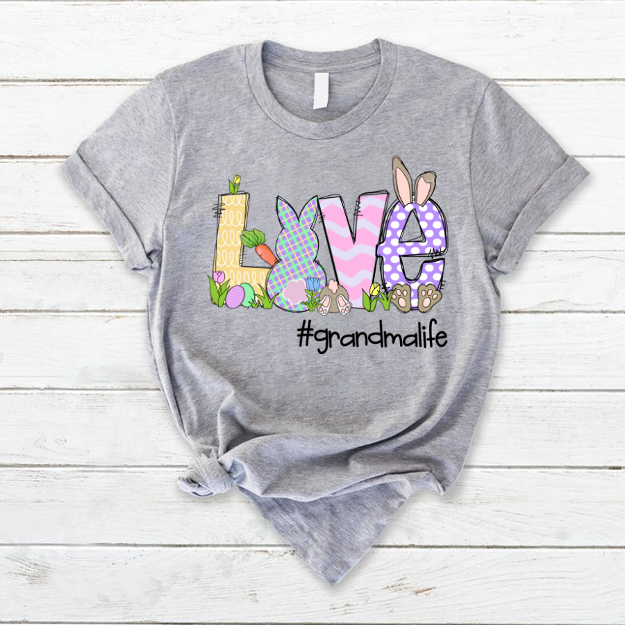 Love Easter Bunny Grandma Life T-Shirt