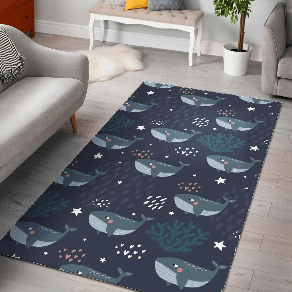 Humpback Whale TQV030795 ZF TT5 Rug