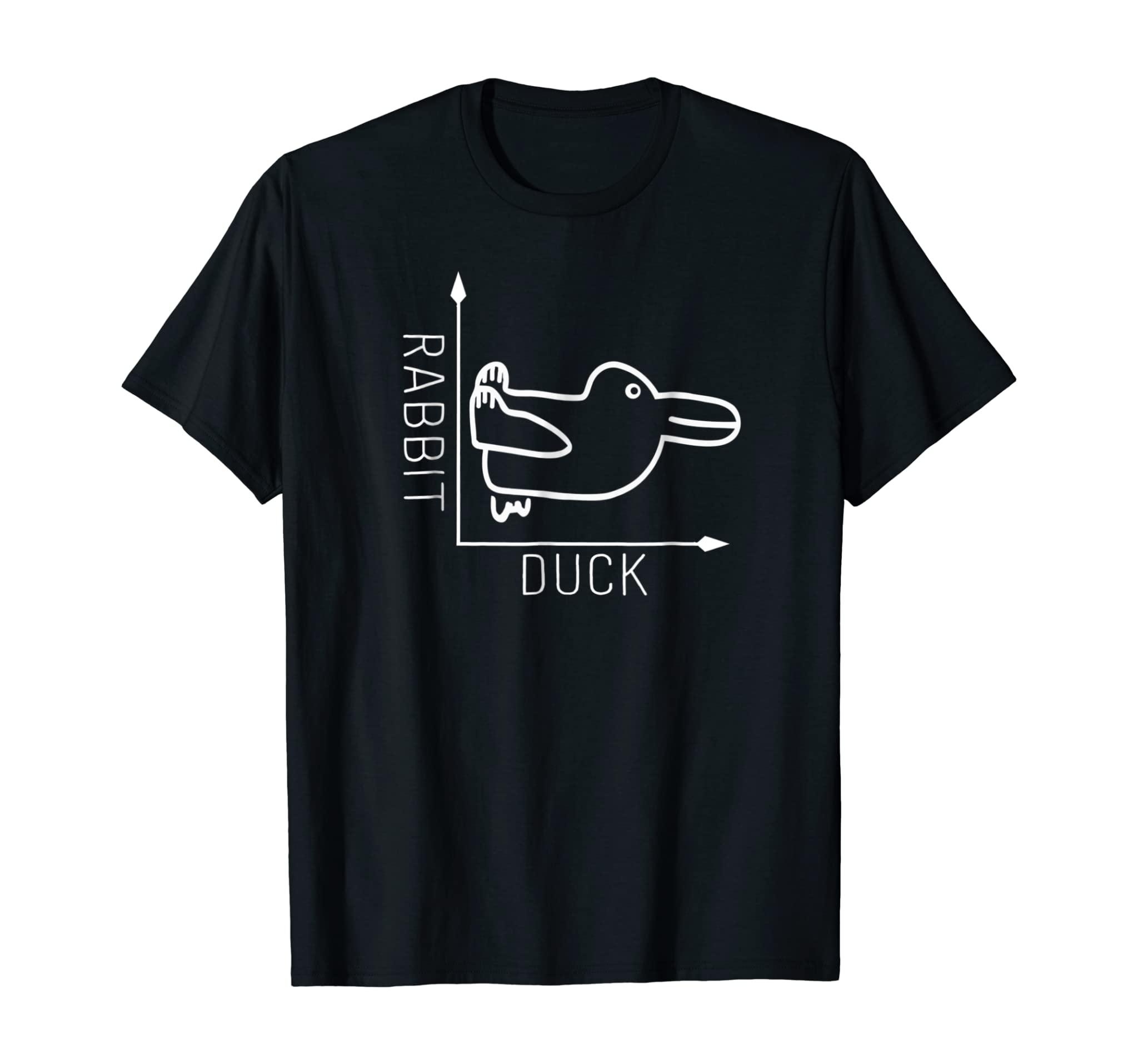 Rabbit Duck Illusion – Math Graph Drawing Philosophy Shirt