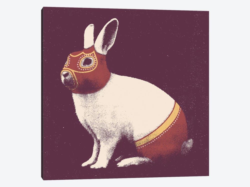 Rabbit Wrestler Square Canvas Poster 8″x12″ 12×18″ 18″x26″ 24″x36″ 30″x45″