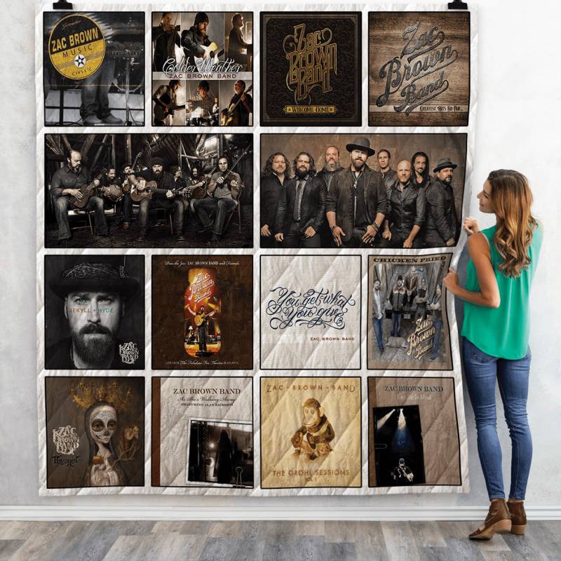 Zac Brown Band Albums Quilt Blanket 01