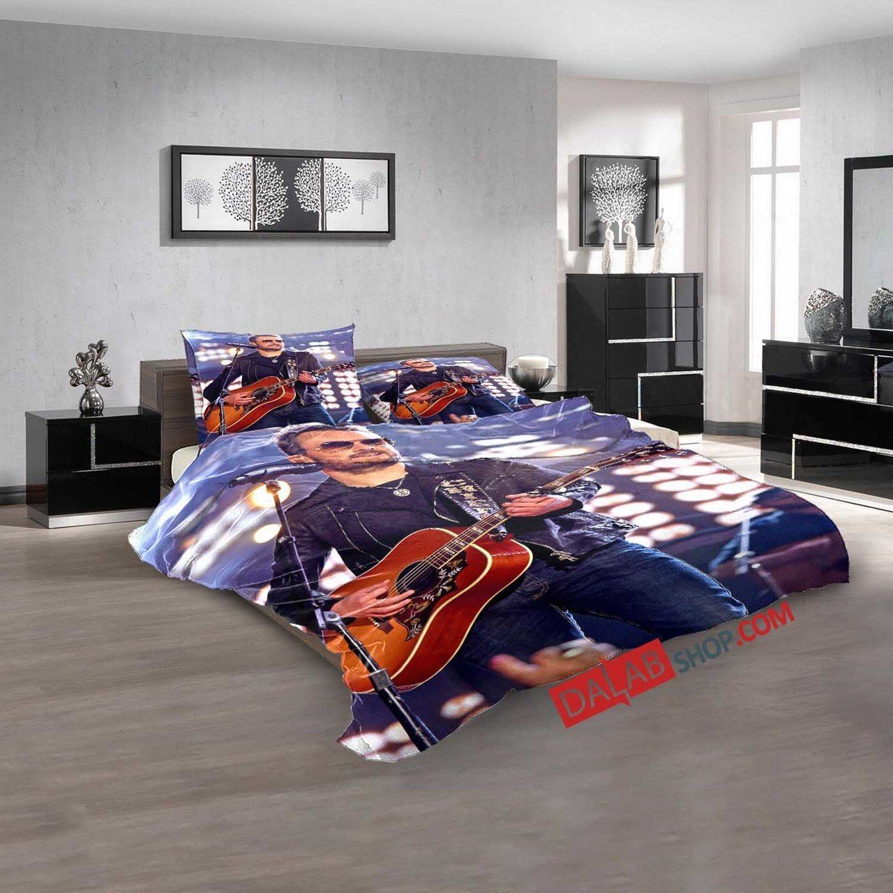 Famous Person Eric Church D 3D Duvet Cover Bedroom Sets Bedding Sets