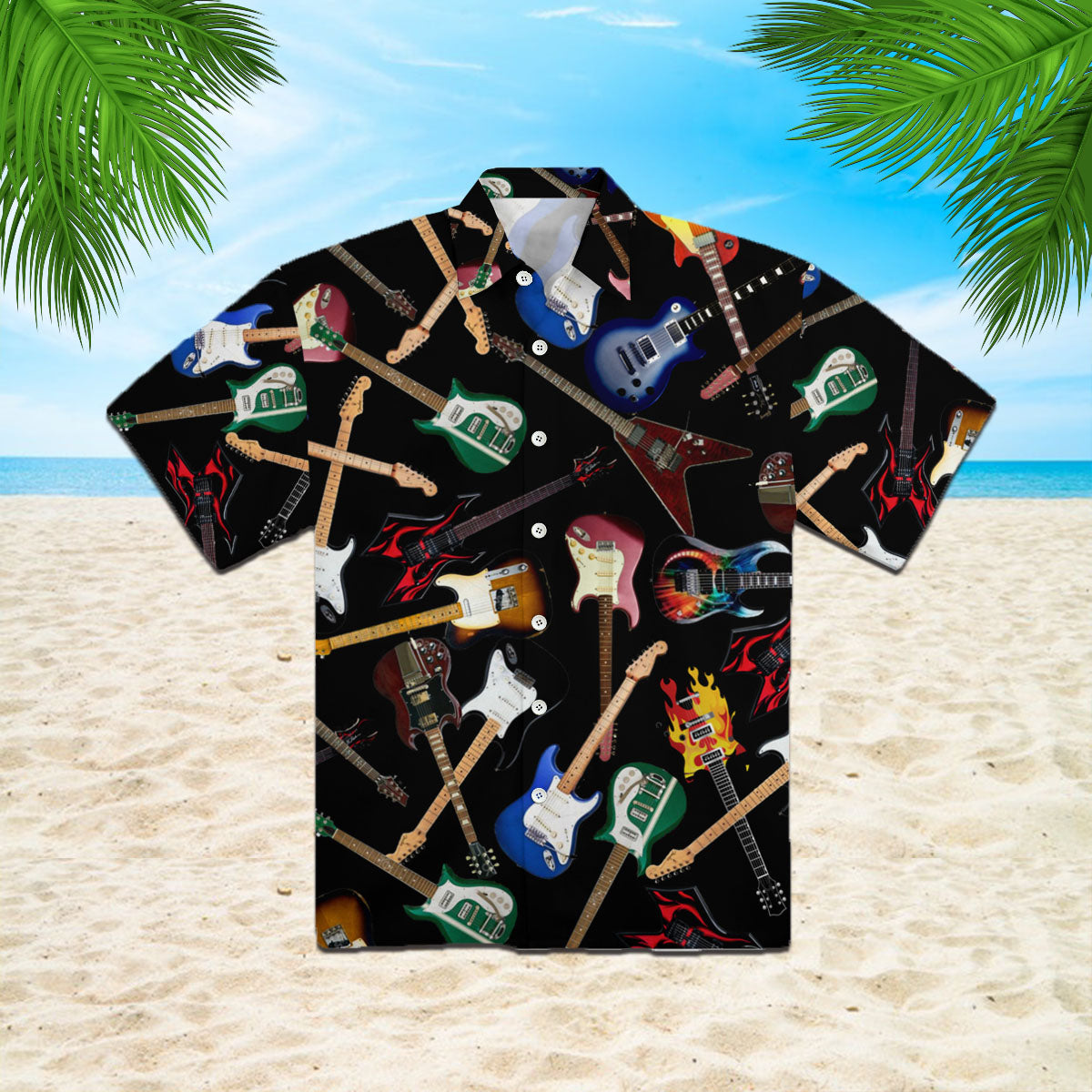 Oragontee Guitar Hawaii Shirt For Men Women Adult Ha99185