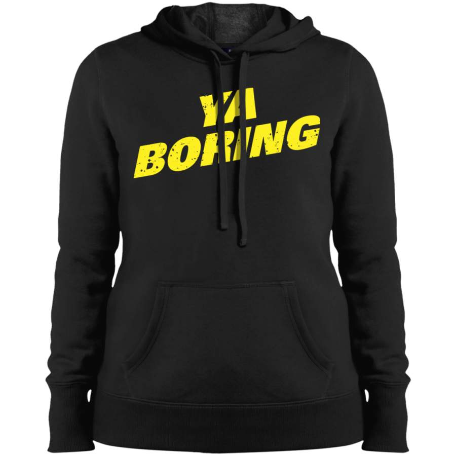 AGR Brooklyn Nine Nine Ya Boring Diagonal Shirt Ladies’ Pullover Hooded Sweatshirt