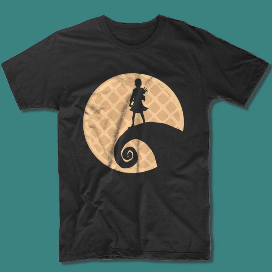 A Nightmare Before Stranger Things Waffle Parodi Men’S T Shirt