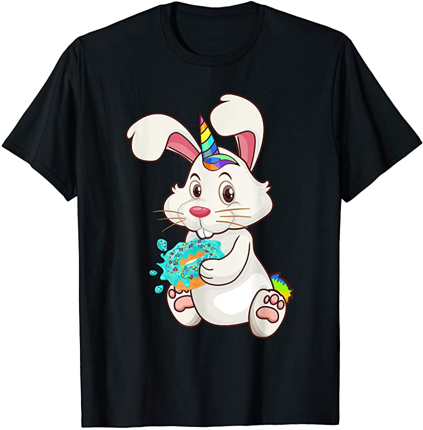 Cute Bunnycorn Donut Bunny Unicorn T-Shirt