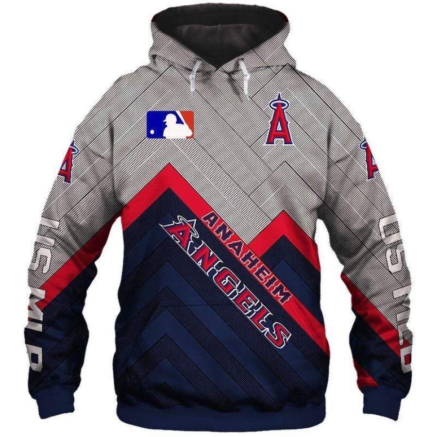 Los Angeles Angels Hoodie 3D Style1590 All Over Printed