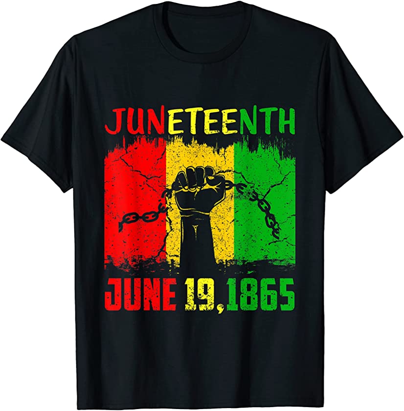 Juneteenth History Since Black Queen Melanin 1865 Women Men T-Shirt