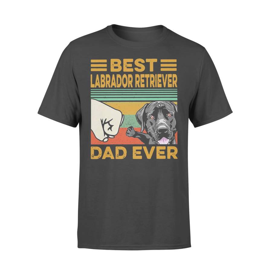 Best Labrador Retriever Dad Ever Vintage T-shirt