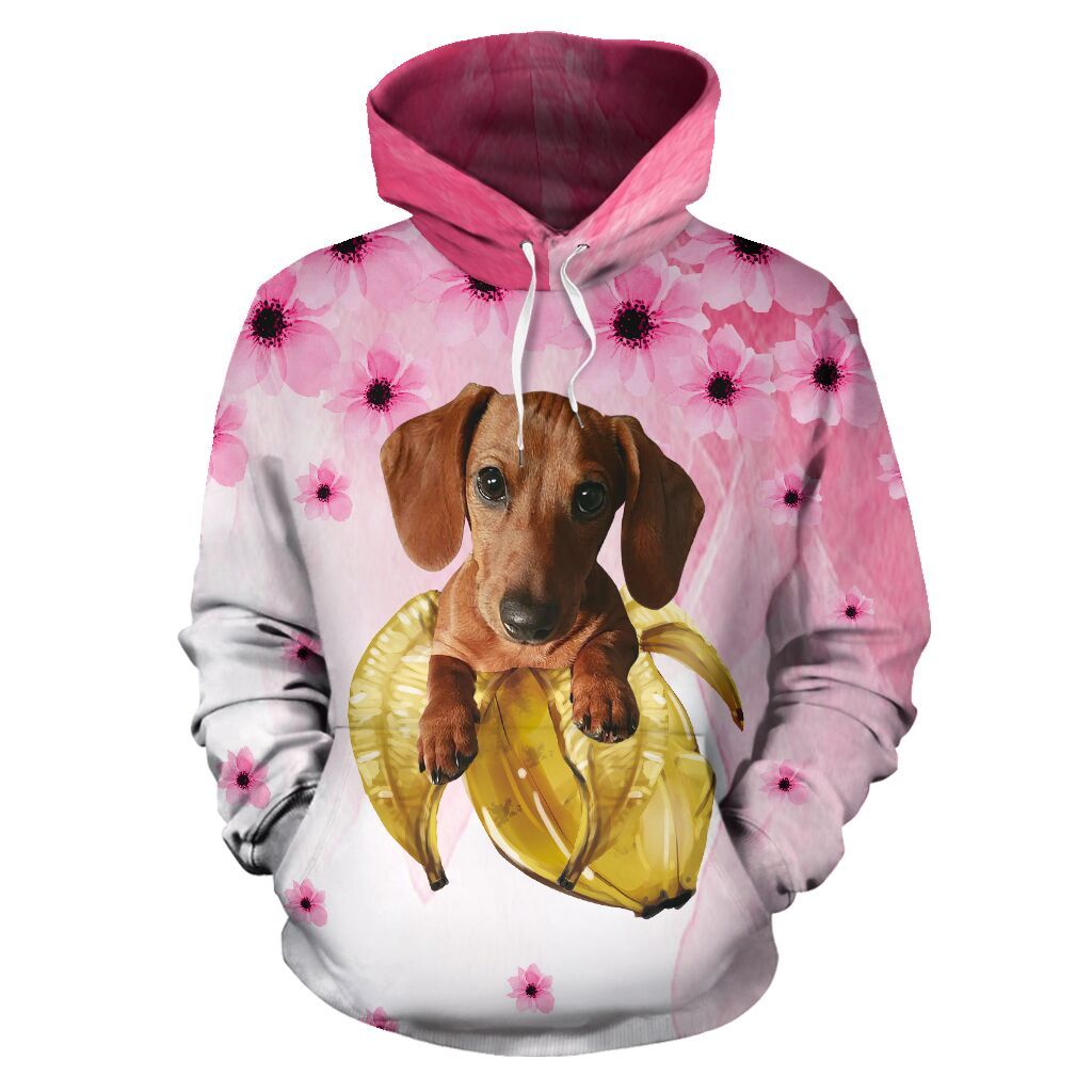 308DDTDOG-DACHSHUND ANGEL – HOODIE