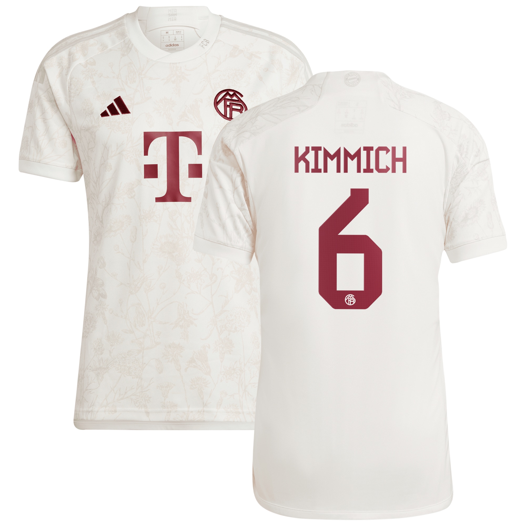 Joshua Kimmich Bayern Munich 2023/24 Third Replica Jersey – White