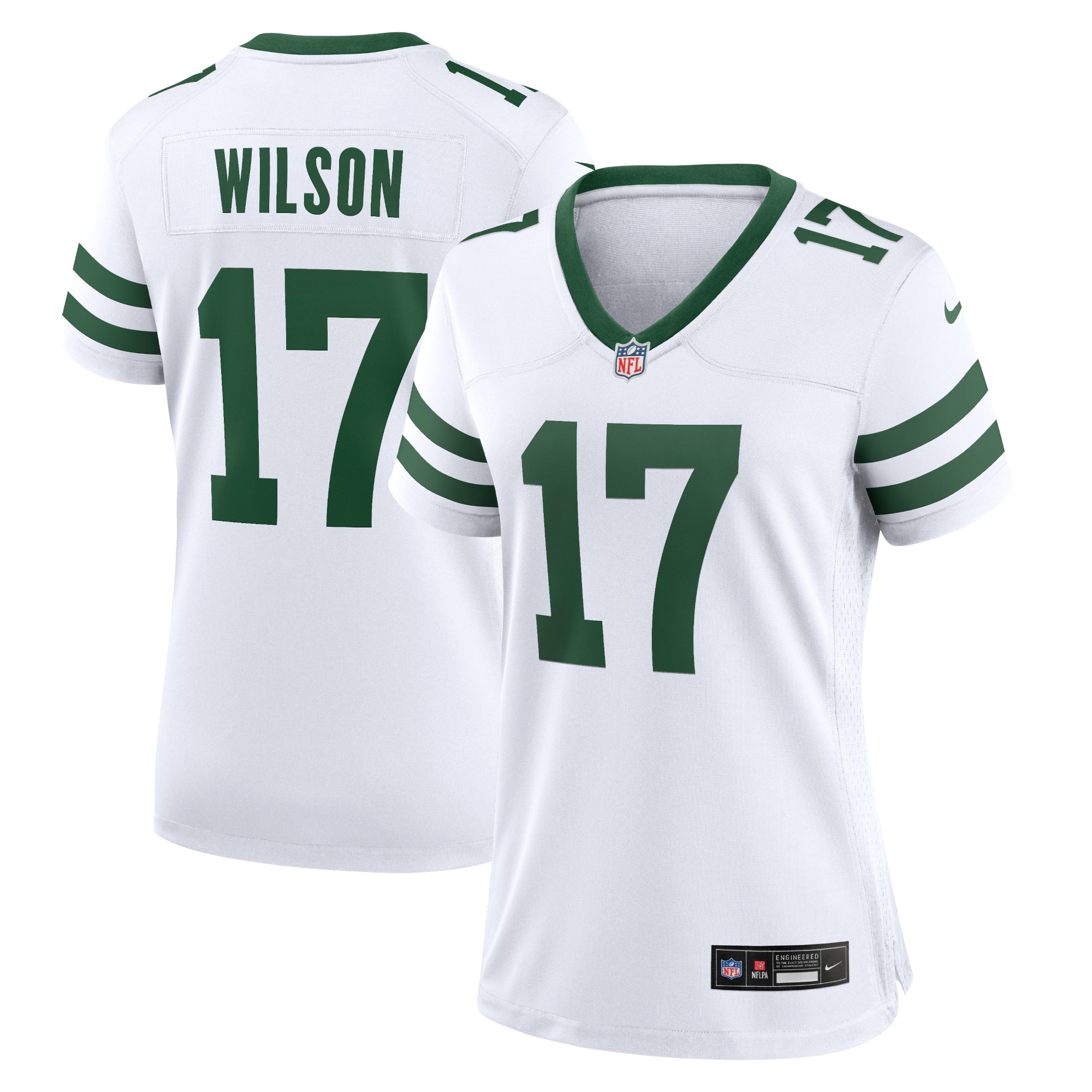 Garrett Wilson New York Jets Women's Player Jersey – White