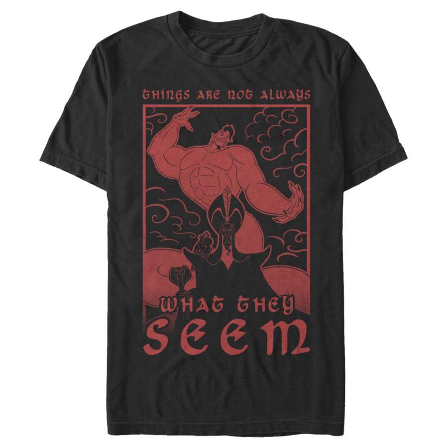 Aladdin Men’s Jafar Not Always What It Seems  T Shirt