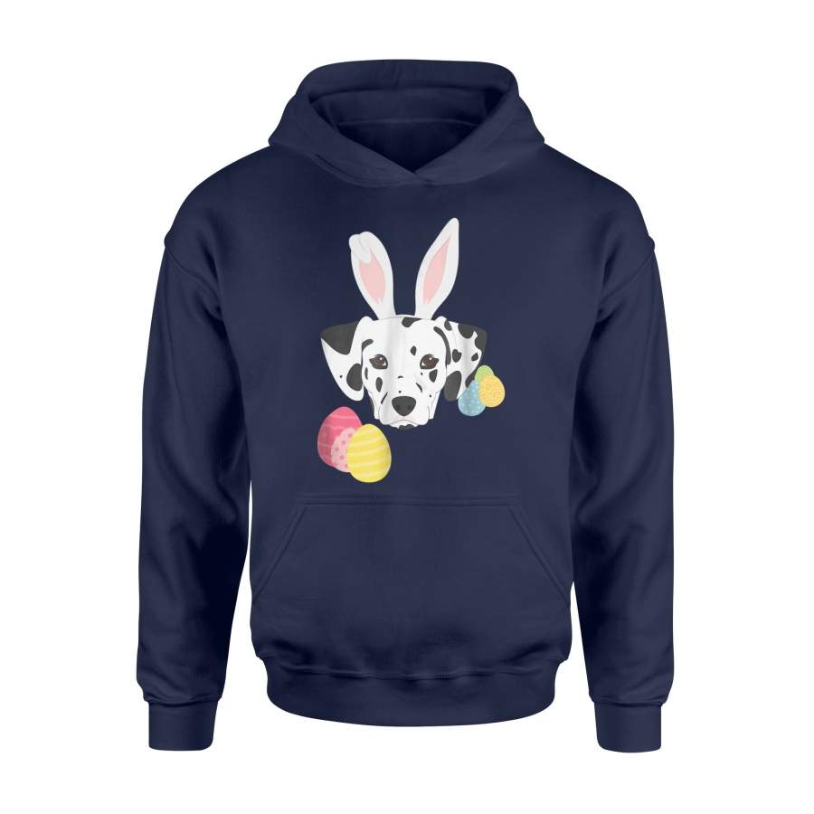 Easter Bunny Dalmatian , Easter Dog Lover Hoodie