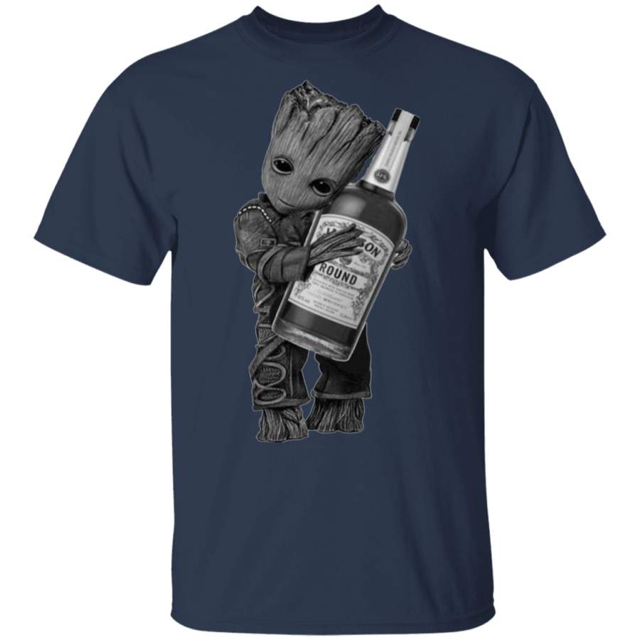 Baby Groot with Jameson Wine T Shirt