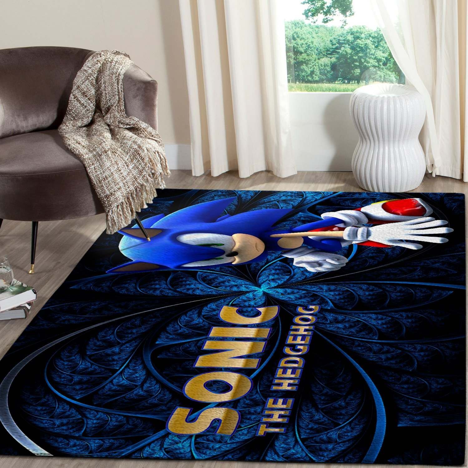 Sonic The Hedgehog Area Rug Gaming Floor Qh50311 Rug Carpet Area Rug For Living Room Bedroom Rug Home Decor