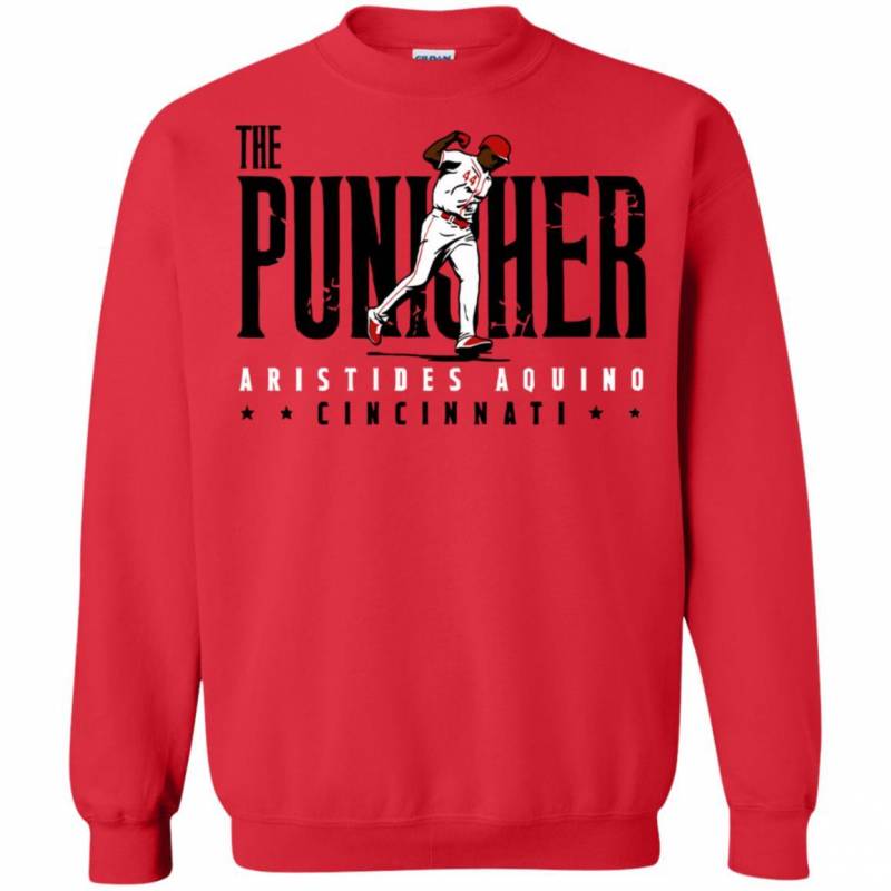 Aristides Aquino Cincinnati Reds The Punisher Sweatshirt