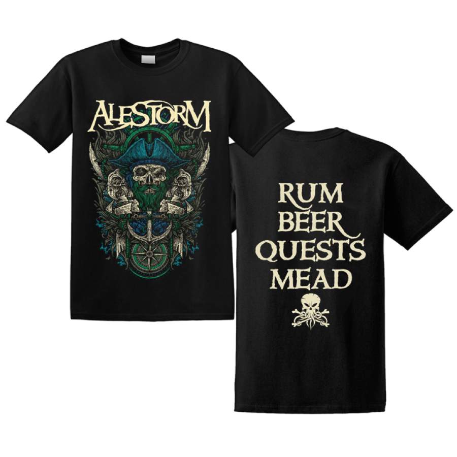 Alestorm – ‘rum Beer Quests Mead’ T-Shirt